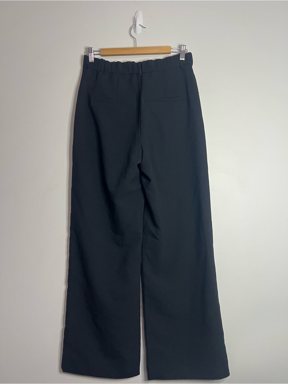 Abercrombie & fitch Sloane Classic Black Wide-Leg Women's Pants size 10/30 - Picture 6 of 7
